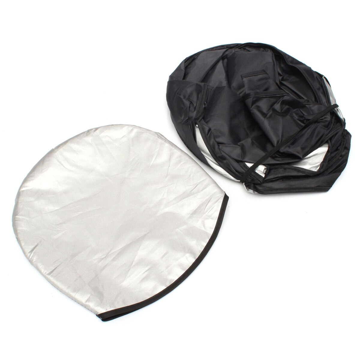 190 x 90cm sølv dobbelt ring foldebil forbagrude solskærm solskærm forrude blok dæksel passer til suv bil styling