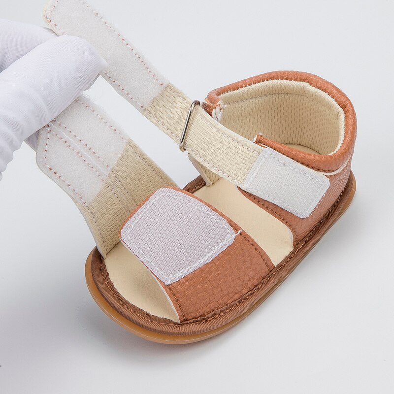 Kidsun Baby Schoenen Peuter Sandalen Lederen Rubberen Zool Antislip Zachte Platte Peuter Meisje Jongen Babyschoenen Baby Wieg schoenen 0-18M