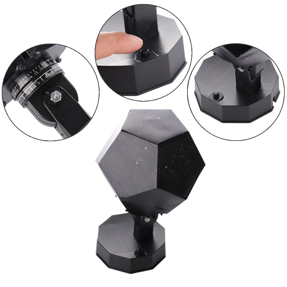 DIY LED Projection Lamp Romantic Planetarium Star Projector Cosmos Light Night Sky Lamp Kids Bedroom Stars Decoration Home Lamp