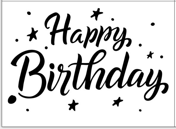 1pc adesivi per feste di buon compleanno per palloncini trasparenti trasparenti Bobo palloncini lettere decalcomanie forniture per feste di compleanno