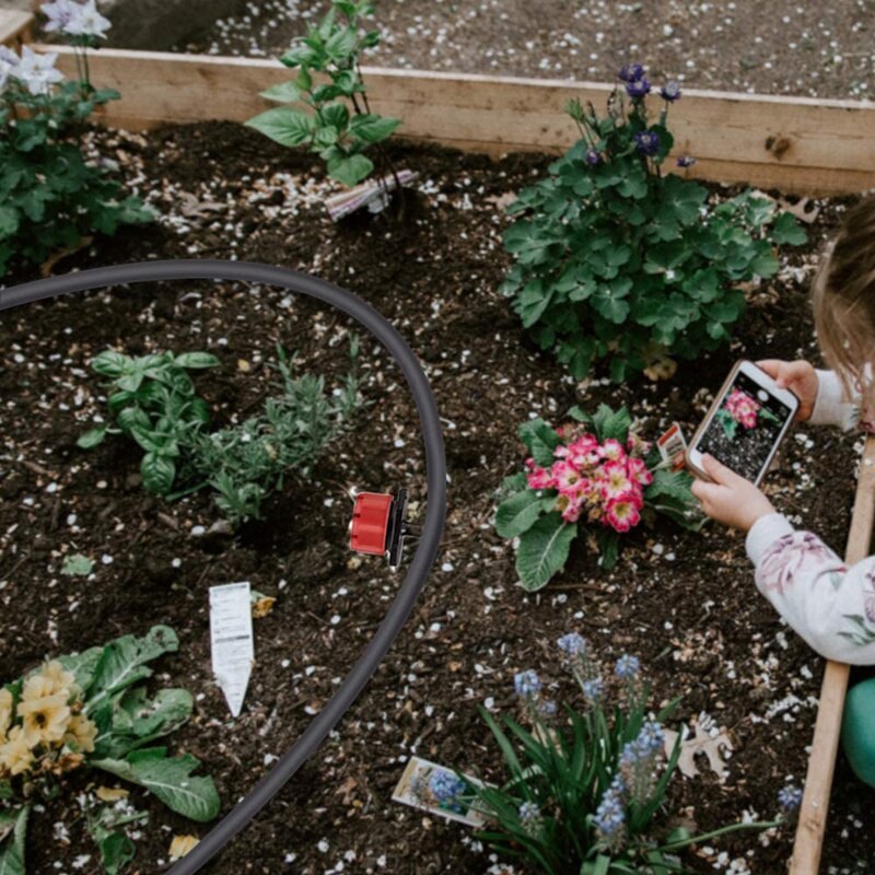 250 Pcs Irrigation Fittings Kit, Drip Irrigation Barbed Connectors for Garden Water Hose Connectors