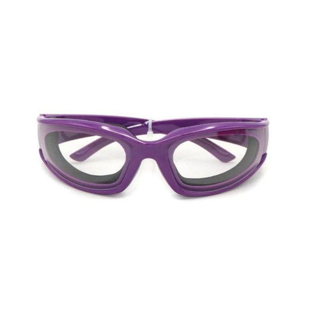Anti-Fog Onion Goggles Tear Free Safety Eye Protection Glasses Kitchen Cooking Gadgets: PURPLE