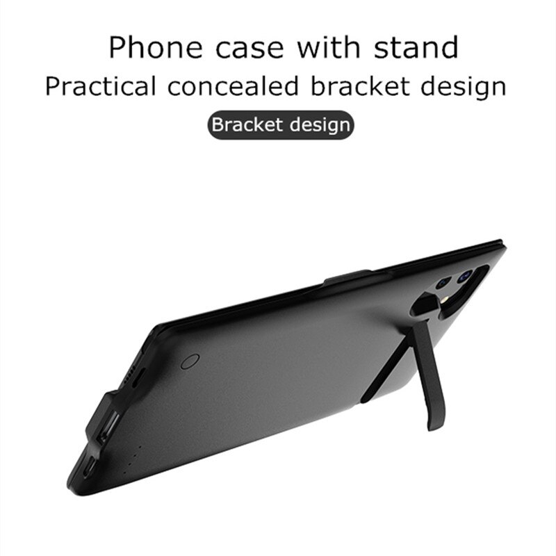 Funda de carga de batería portátil de 6800mAh para Samsung Galaxy Note 10 Plus, funda de batería para Samsung Note 10, funda de cargador