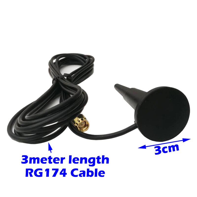 GSM Waterproof Antenna 5dbi Aerial Magnetic Base 3 Meter Cable for 2G 3G Car GPRS Extender Repeater Modem M2M RTU Mobile Hotspot