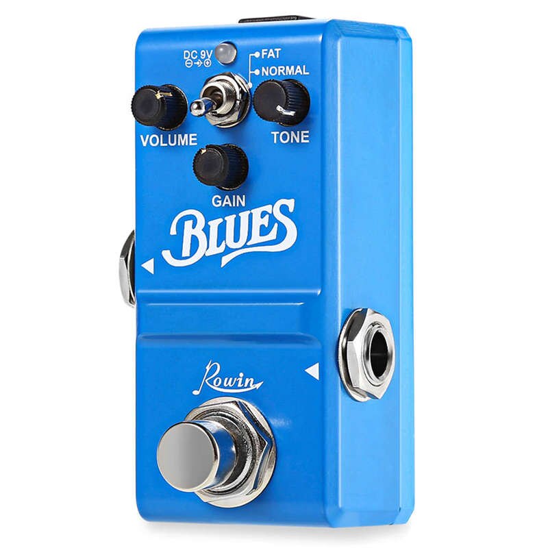 Gitaar effectpedaal blues stijl overdrive box gitaar effectpedaal true bypass aluminiumlegering behuizing