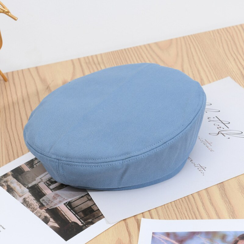 Stijlvolle Vrouwen Meisje Achthoekige Baret Hoed Winter Herfst Retro Cap Effen Kleur Hoed TC21