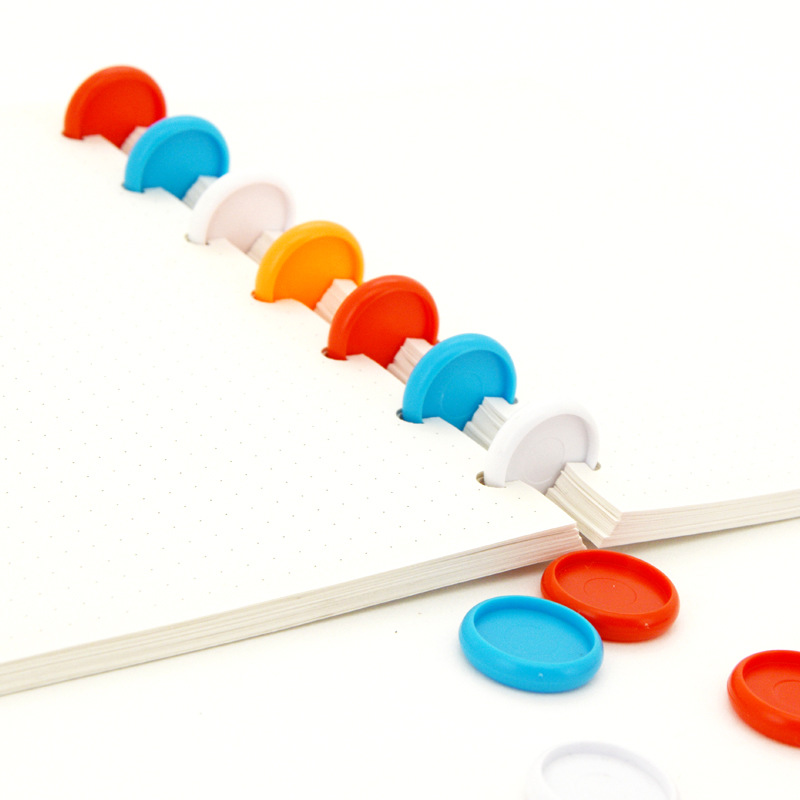 38mm 20 sztuk kolorowe grzyby otwór wiążące pierścienie spoiwa dyski zeszyt pierścień planista spoiwo dysk luźny liść pierścienie wiążące dostaw