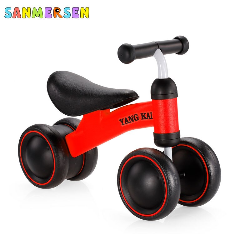 1-3 Years Baby Balance Walker Bike Kids Ride Car On Toy For Boys Girls Toddler Toddler Walker For No Foot Pedal Riding Toy: Red