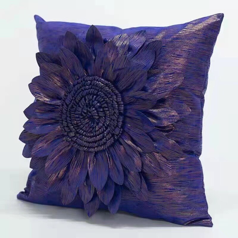 tkane wzorzec nowoczesny prosty oraz światło luksus Model pościel poduszki zamsz aksamit ciemny Zielony poduszka poduszka żyjący Pokój 45x45cm: purpurowy