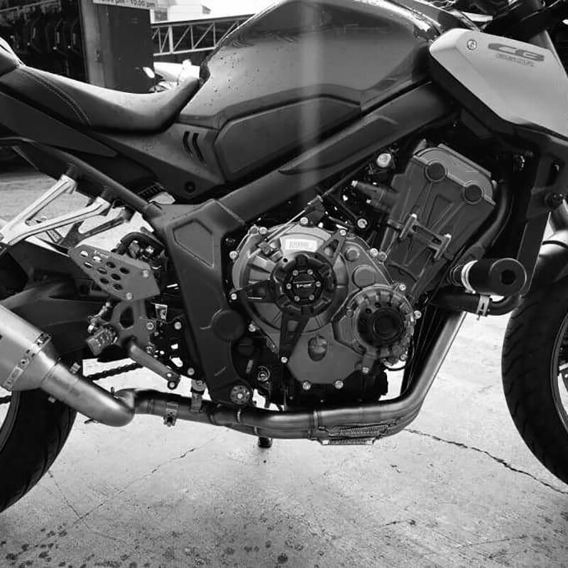 Motor Beschermende Cover Voor Honda CB650F CBR650R + Crash Slider Fall Protector Voor Honda CB650R