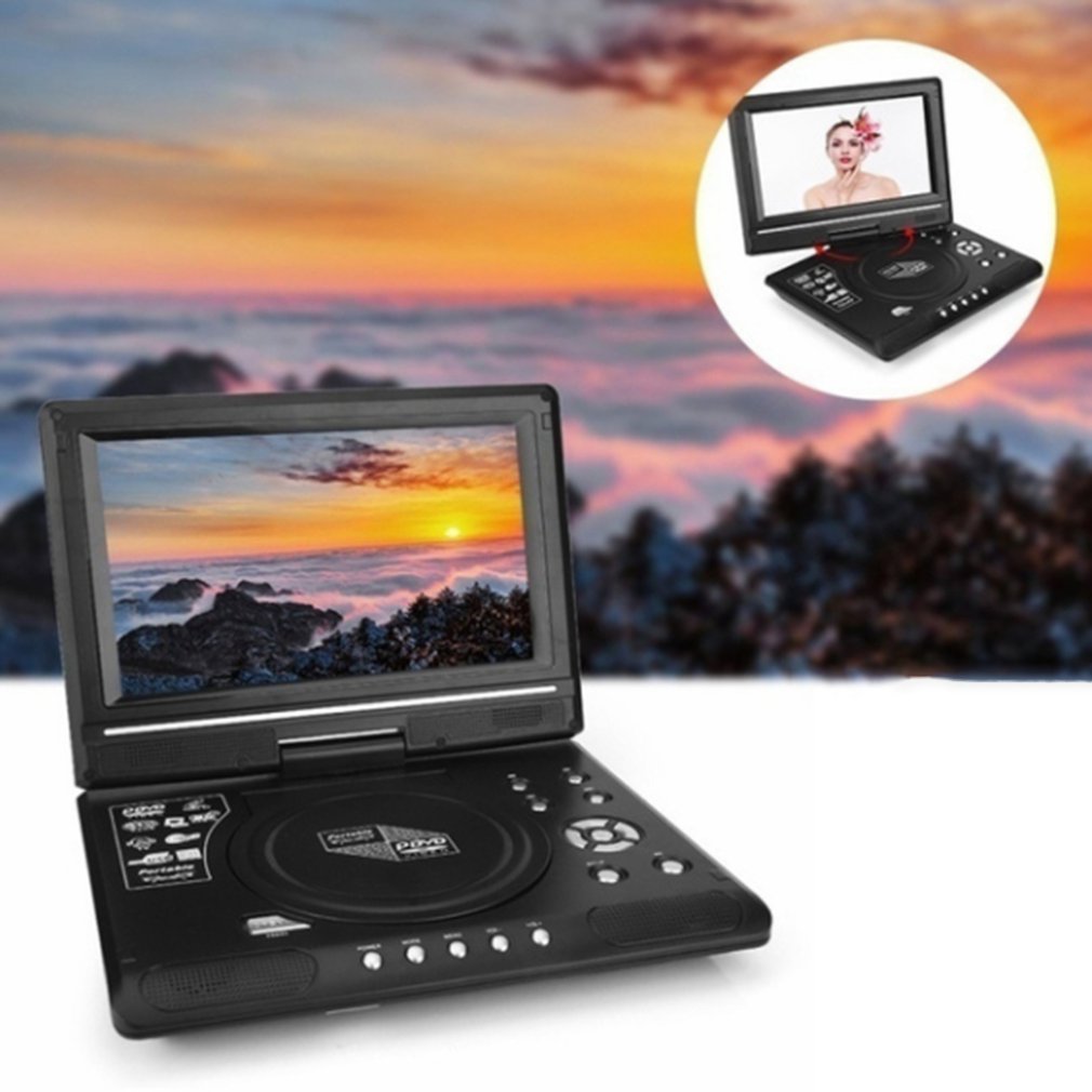 9.8 Inch Portable Mobile DVD With Mini Television Built In Battery Intelligent Power-off Memory Function Mini Television