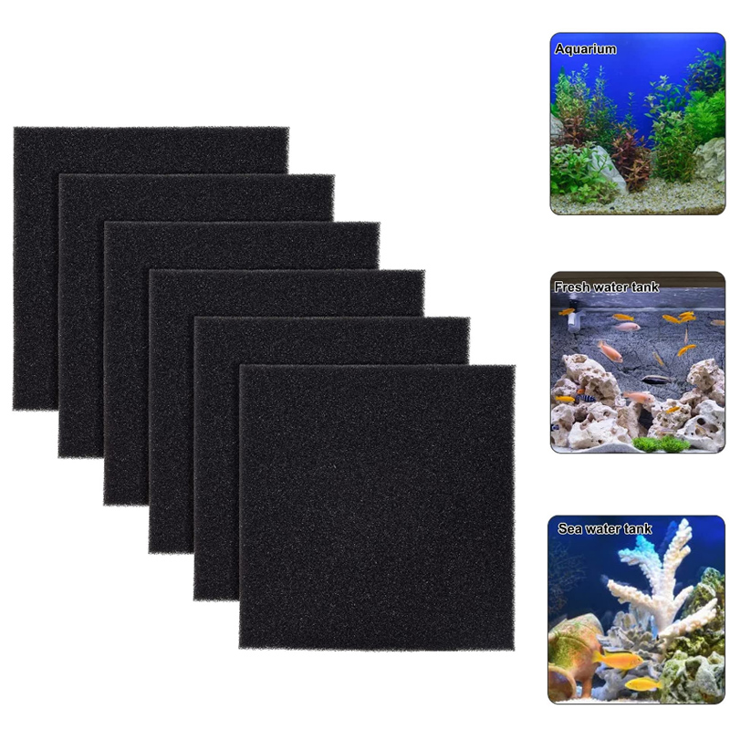 Esponja de filtro de carbón activado para acuario, caja de filtro de peces, accesorios de jaula de agua para mascotas, absorbente de filtro de Acuario, 5-20 Uds.