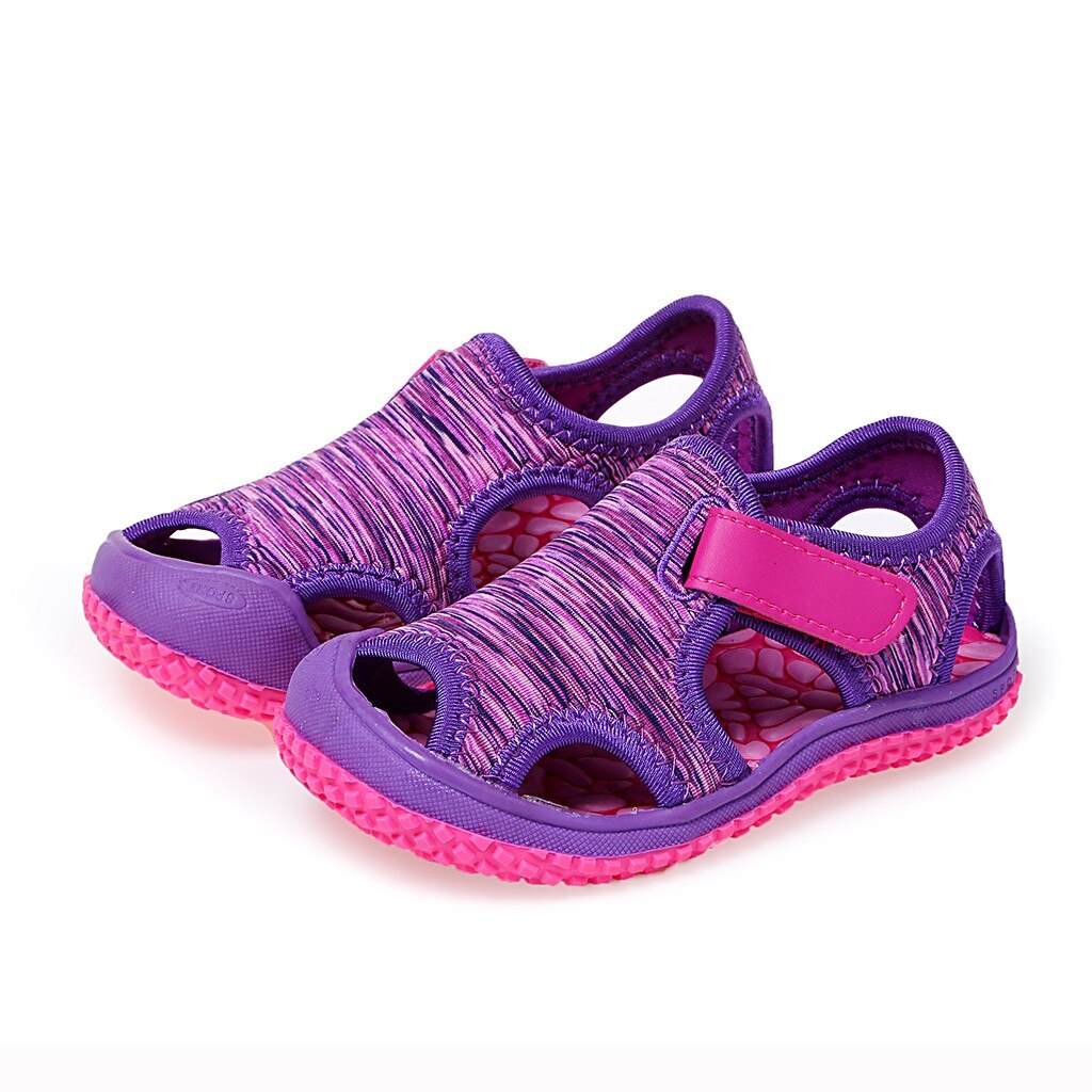 été bébé filles garçons sandales enfants plage sandales fond souple anti-dérapant infantile chaussures enfants en plein air Anti-collision chaussures