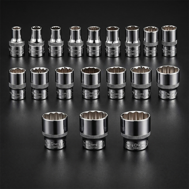 12,5 mm 1/2 inch aansluiting 12-punts dopset 8-32 mm CR-V gehard chroomvanadium metrische gereedschapsset