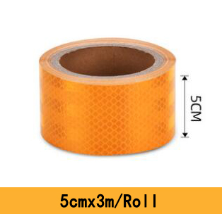 3M waterdichte reflecterende tapesticker voor auto: YELLOW