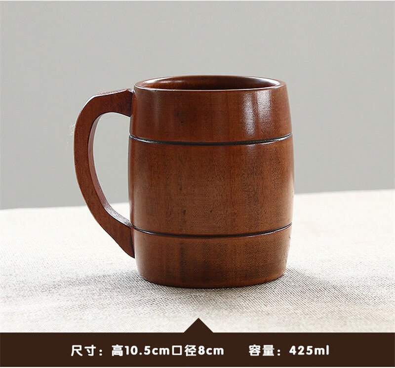 Personality Mug Simple Luxury Cup Couple Cup Chinese Style Coffee Mugs Drinkware Retro Wood For Friends: Green