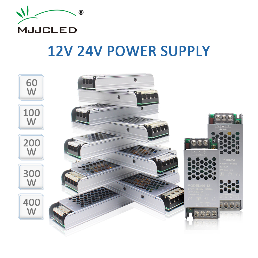 Verlichting Transformator AC110V 220V Naar Dc 12V 24 V Voeding Adapter 60W 100W 200W 300W 400W 12 24 Volt Led Strip Switch Driver