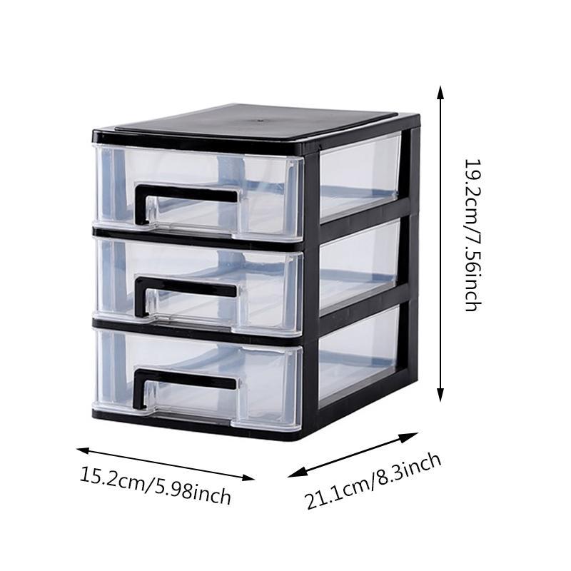 5-Layer Lade Bureau Opbergdoos Plastic Document Diversen Houder Cosmetische Kast Organizer Desktop Up Organizer Box: Style 6