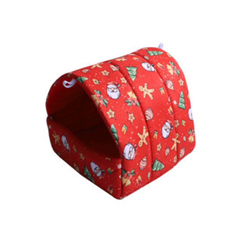 Hamster Huis Cavia Kleine Dier Slapen Bed Winter Warm Mat Nest Pluche Hamster Huis Cave Kleine Huisdieren Levert: A / 10x10cm 