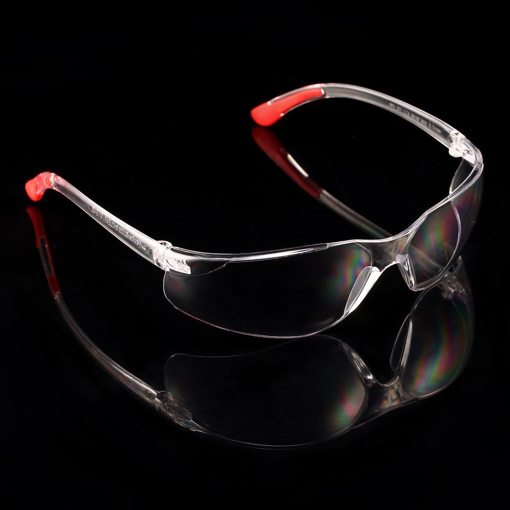 Safety Goggles Fully Enclosed Transparent Lens Goggles Eye Protective Glasses Anti-Fog Antisand Dust Resist UV LightSafety