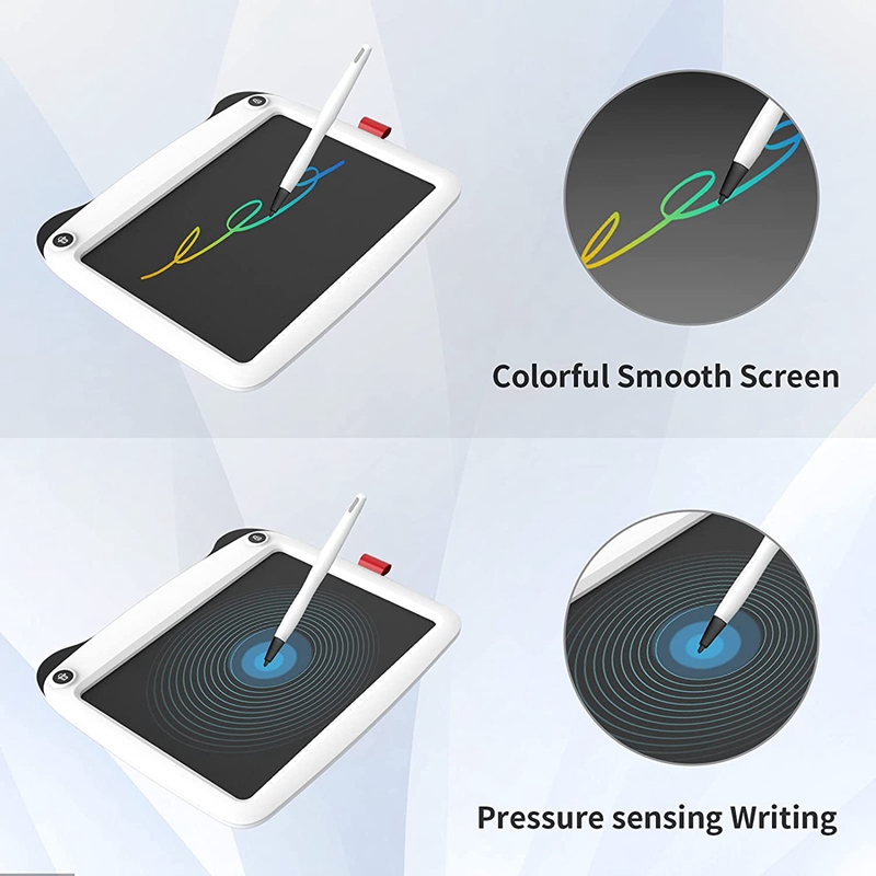 9-Inch Drawing Board Lcd Writing Board Erasable and Reusable Notepad Graffiti Board Color Screen Children&#39;s