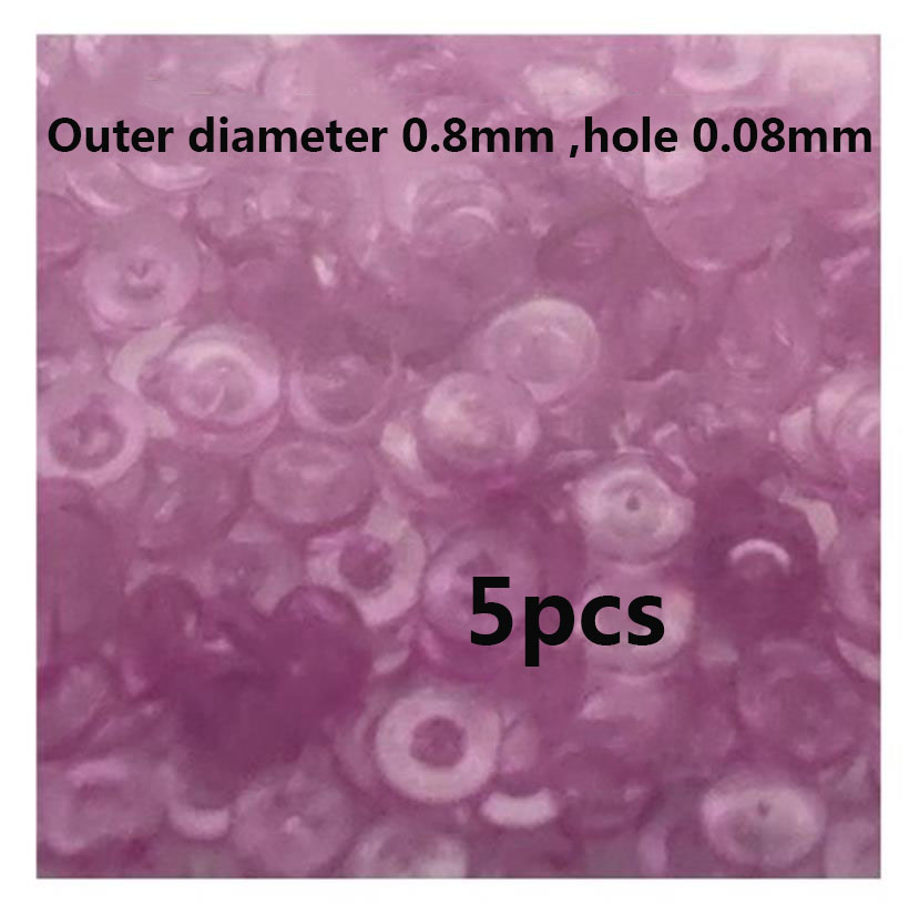 Klokketilbehør universell skinne sekundskinne boreødu edelsten støtdemper rubin klokkedeler: Flerfarget