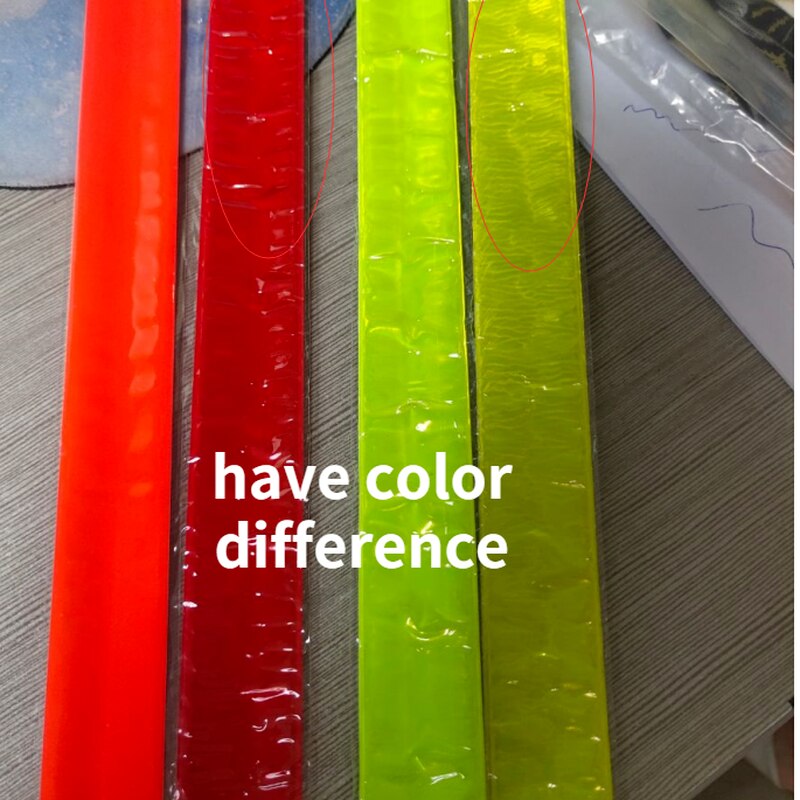 1PC 40cm Reflektierende Band Aufkleber Warnung Fahrrad Sicherheit Fahrrad Krawatte Bein Gurt Hosen Fluoreszierende Band