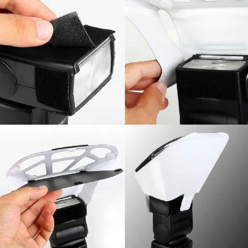 Universel speedlight flash diffuser