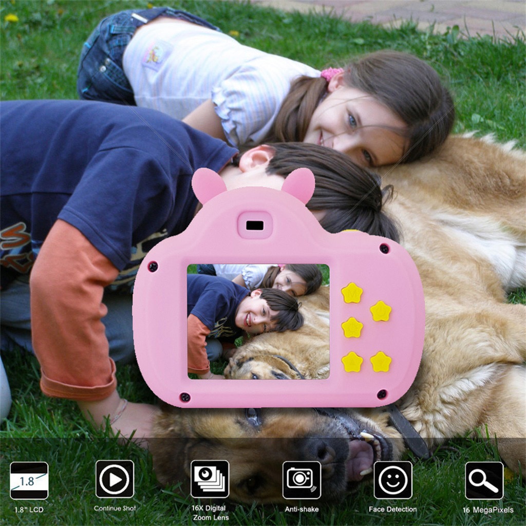 caméscope vidéo HD 1080P appareil photo numérique portable 8X Zoom numérique pour les enfants