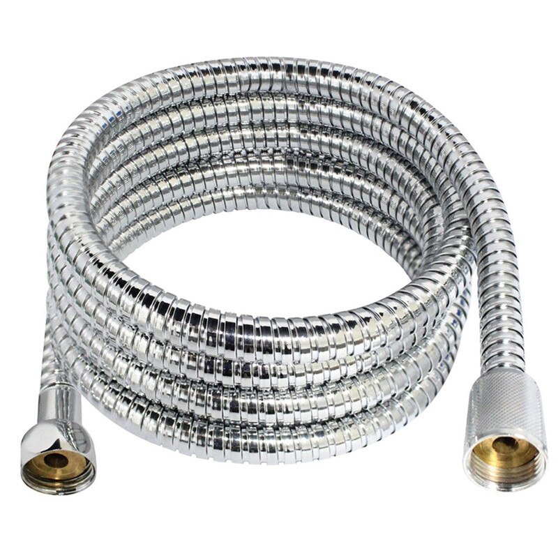 1.5M Stainless Steel Flexible Bathroom Bath Shower Head Hose Gasket Pipe Washers Bathing Water Hose Plumbing