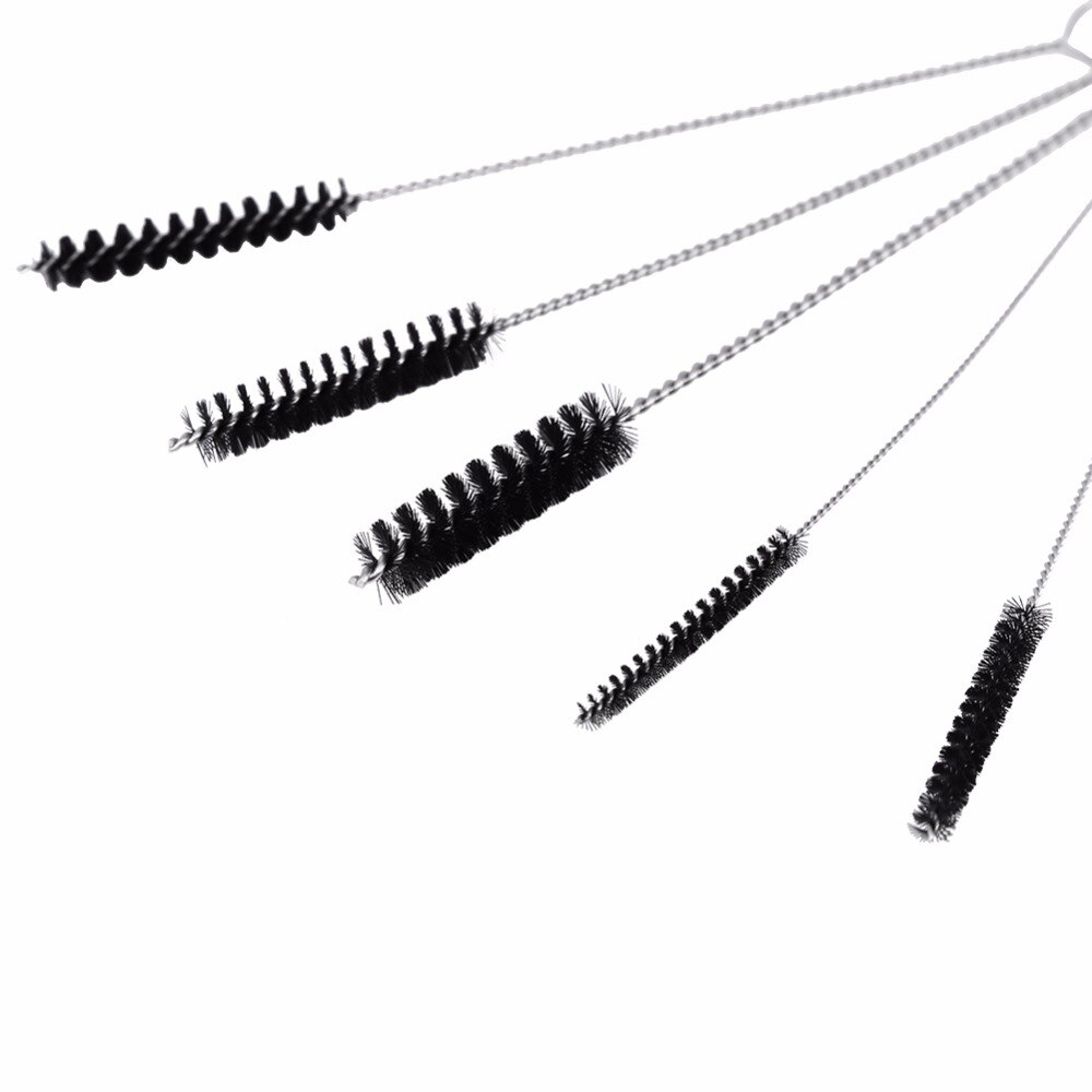 Kit de herramientas para limpieza de carburador de coche y Motor, kit de 10 agujas de limpieza, 5 cepillos,