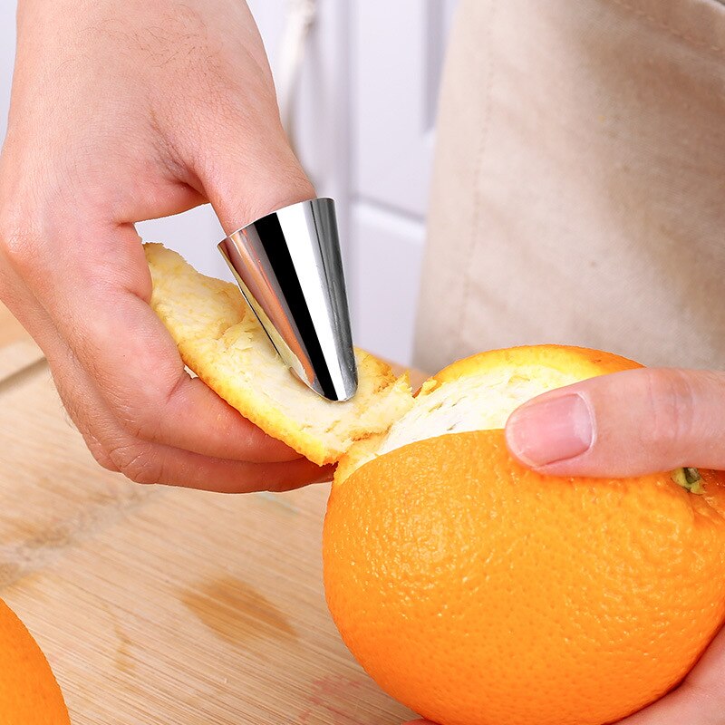 Finger Guard Finger Protectors Stainless Steel Finger Hand Cut Protect Knife Safe Use Kitchen Products Gadgets Tools: B
