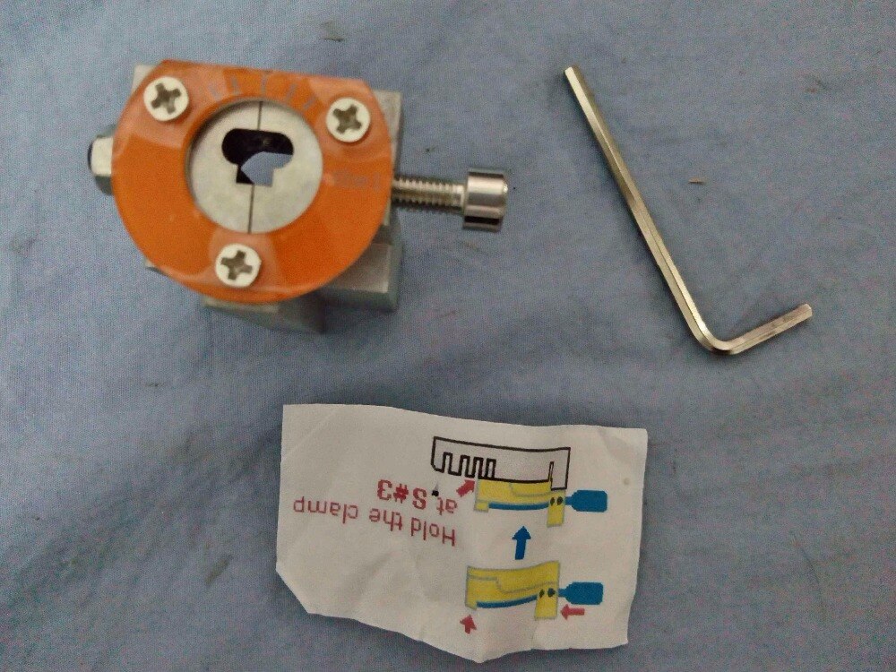 for Jaguar JIG Clamp (Fixture) for Automatic V8/X6/A7/E9 Key Cutting Machine