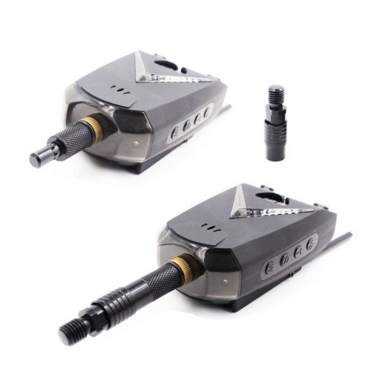 aetheed 1 pieza 2 LED tono ajustable, sensibilidad al volumen, alerta de sonido, alarma de mordedura de Pesca, resistente al agua, alarma de pesca, Ro