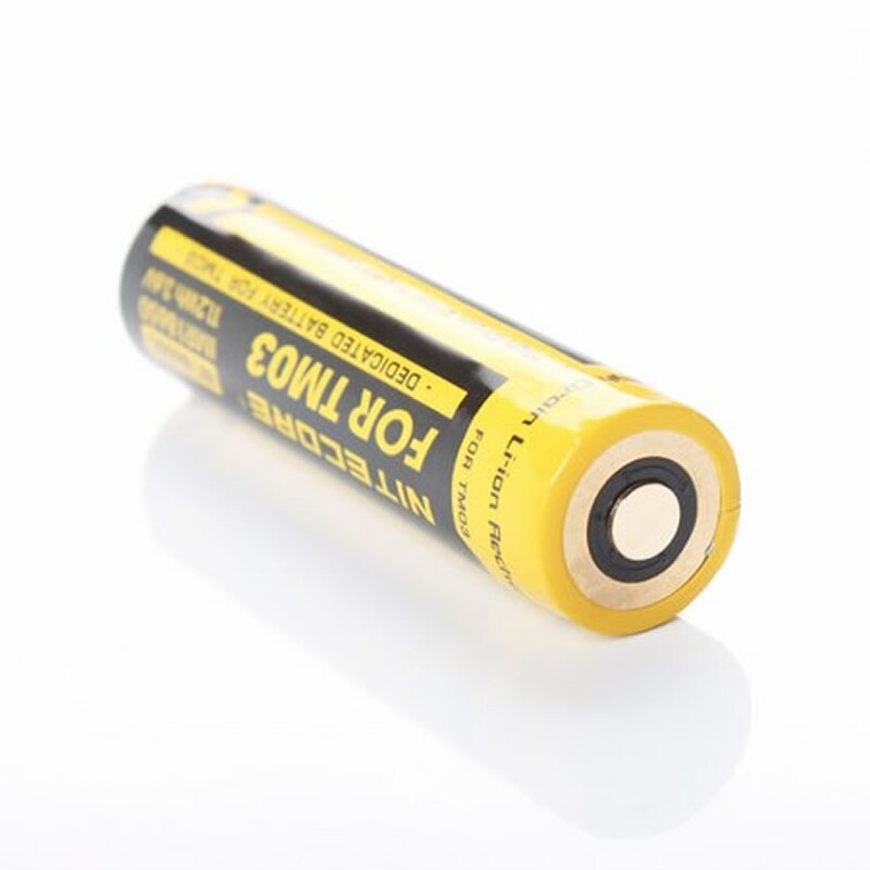 TOPSALE NITECORE IMR18650 11.2Wh 3.6V High Drain Li-ion Rechargeable Battery NI18650D for TM03 TinyMonster Flashlight Button Top