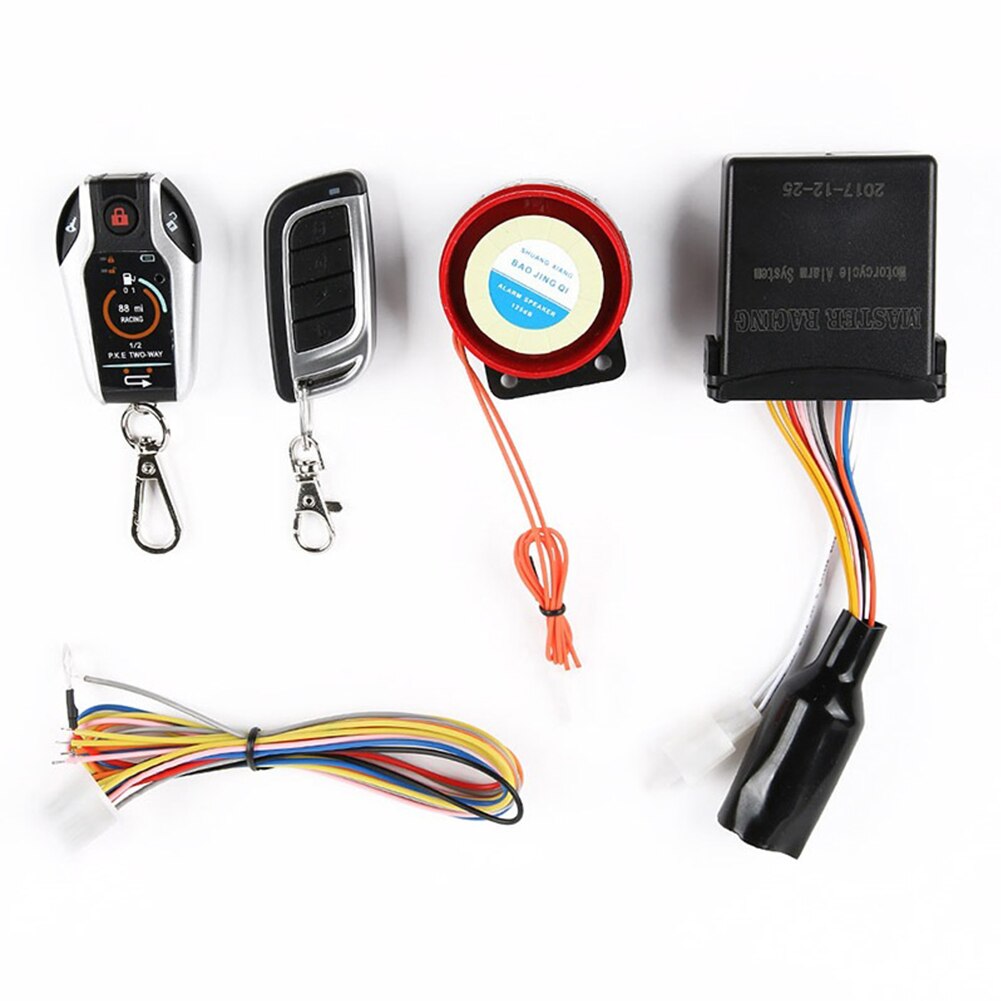 Remote Control Anti Theft Engine Start Two Way With Micromave Automatic Alarm System Kit Sensitive Motorcycle Smart Security