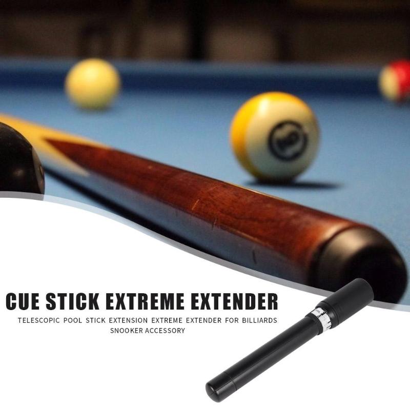 ABS Telescopic Pool Cue Stick Extension Extreme Extender for Billiards Snooker Lengthening Accessories