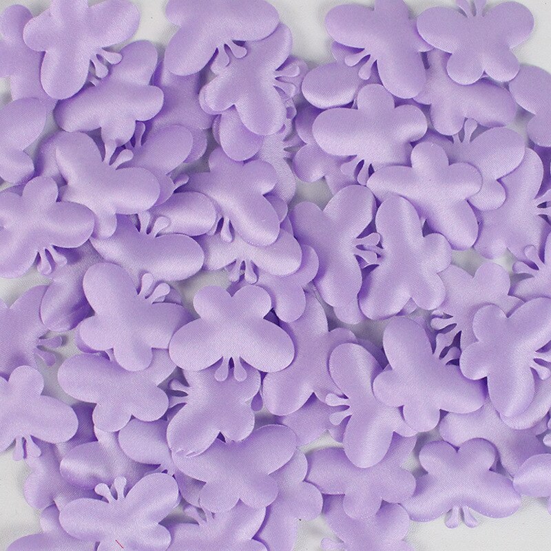 Pétales de papillons artificiels, 3.5 cm, 100 pièces, à poser à la main, pour arroser le lit, décoration pour salle de mariage