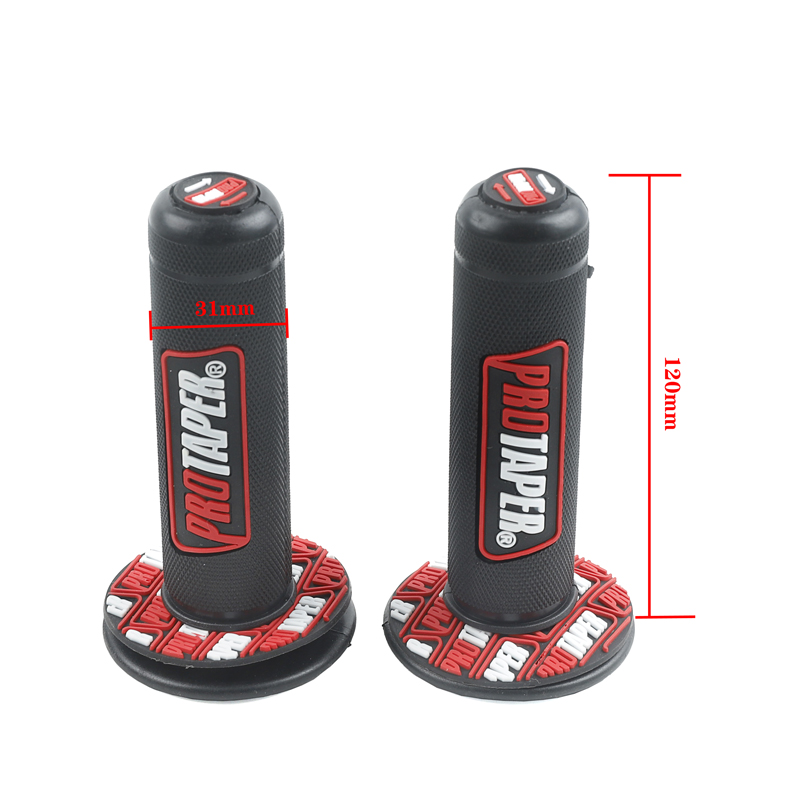 Maniglia in gomma da 50 cc, 70 cc, 110 cc, 125 cc, moto universale da 7/8 "e 1-1/8", maniglia fuoristrada per moto