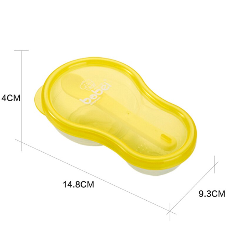 2 stuks/set baby serviesgoed servies lepel babyvoeding babydiner voerbakken schaaltjes babykom + lepel voedingsvoeding servies