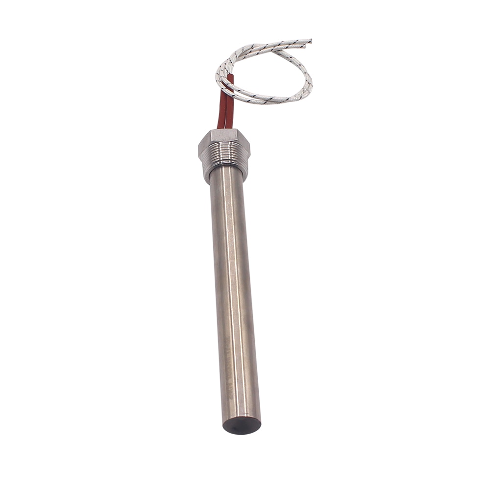 240v 1500w All Stainless Steel Cartridge Heater Element Tubular Heating Rod with 3/4" NPT Thread