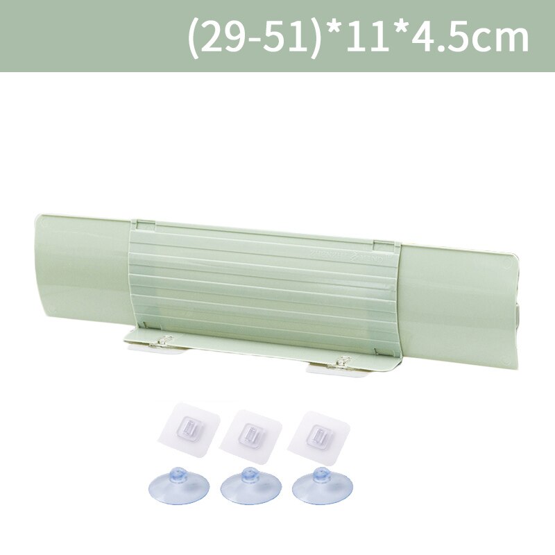 Intrekbare Aanrecht Splash Water Baffle Zwembad Water Baffle Zuignap voor Sink Blokkeren Splash Water Keuken Accessoires: B