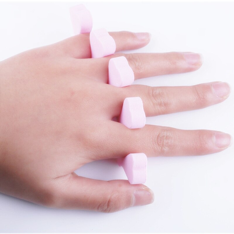 5/10/20/50pcs Nail Art Toes Sponge Toe Separators Popular Finger Foots Soft Sponge Tool Dividers Manicure Pedicure Nail Gel Tool
