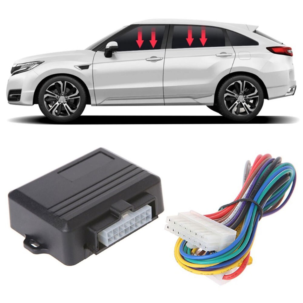 Universal Car Power Window Lifter Closer For 4 Doors Auto Close Windows Remotely Automatic Close Windows Module Alarm System