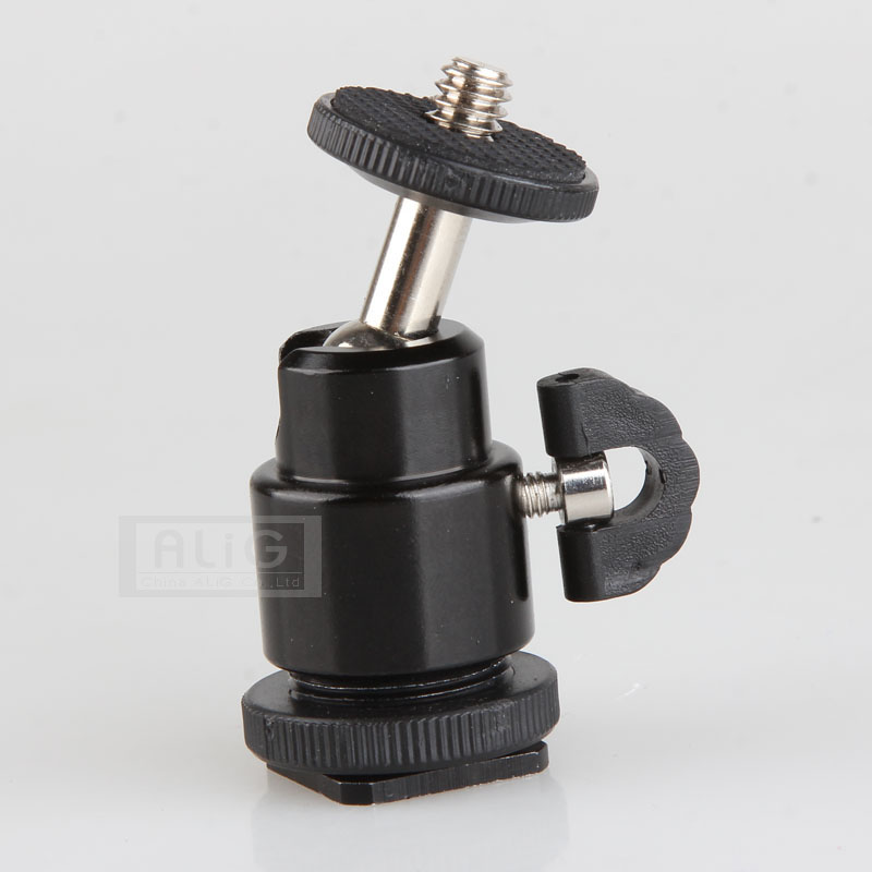 10 Stuks Mini Metalen Bal Hoofd 1/4 ''Schroef naar Shoe Adapter Mount Camera Statief Accessoires