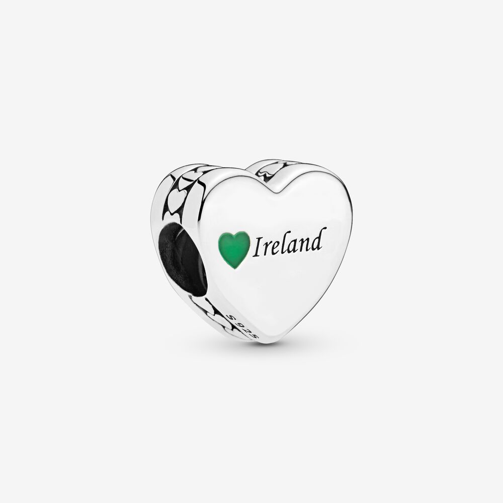 S925 Ireland, Wales,England, Scotland Love Heart Charms DIY Original Woman Jewelry Birthday