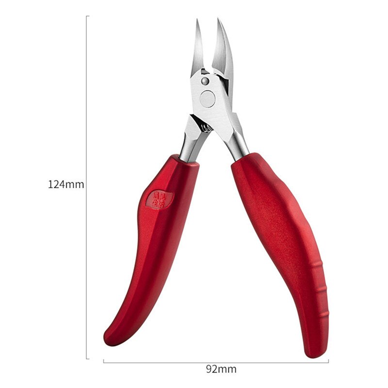 1Pc Fingernail Toenail Cuticle Nipper Trimming Stainless Steel Nail Clipper Cutter Scissor Plier Manicure Tool: 07