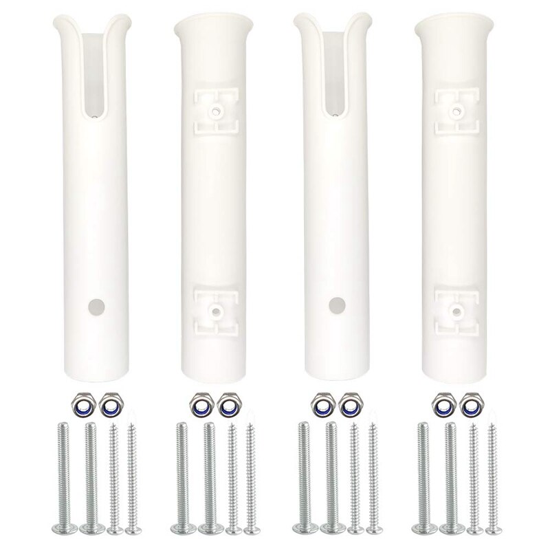4 Pcs Fishing Rod Holder Racks Portable Fishing Rod Stand-Off Tube Rod Pole Holder Bracket Support For Boat Yacht: Sky Blue