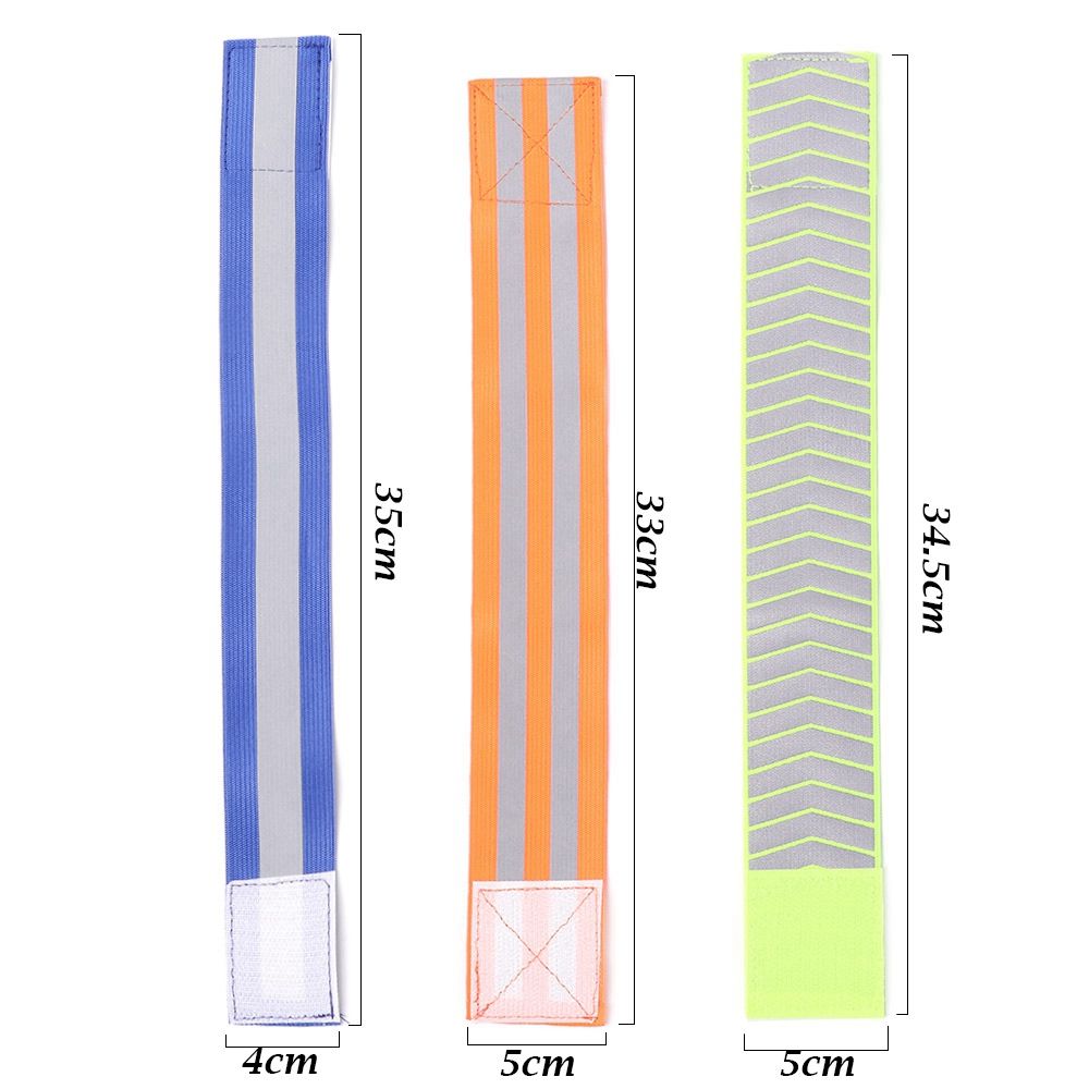 1PC Reflektierende Band Elastische Armbinde Armbinde Hand Knöchel Bein Warnung binden Gurt Nacht Sicherheit Alarm Band für Sport Radfahren