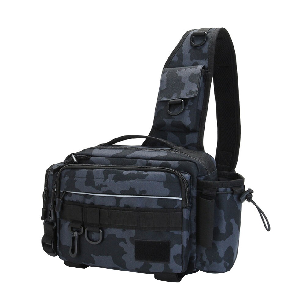 Sac Bandoulière Tactique ACEXIER - Nylon 600D Étanche - 36x10x15cm - Molle Compatible - Pour Randonnée/EDC